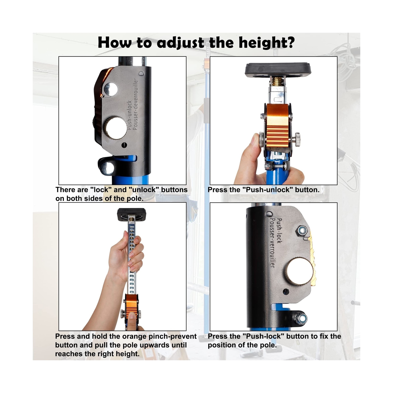 SAND MINE Third Hand Tool, Adjustable Support Pole, 3rd Hand Support System, …