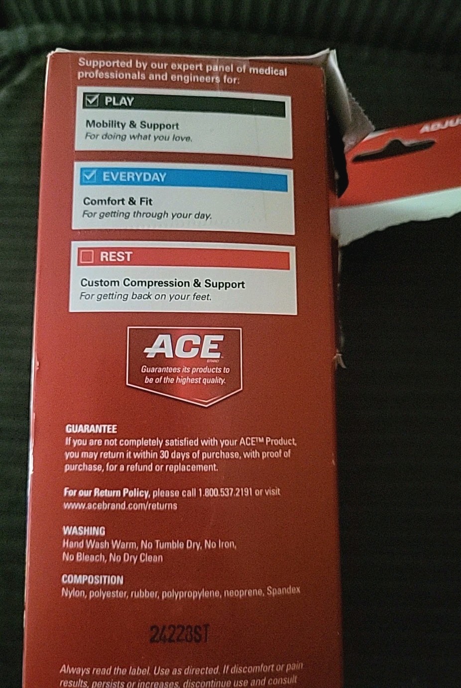 Ace Back Adjustable Brace ●READ
