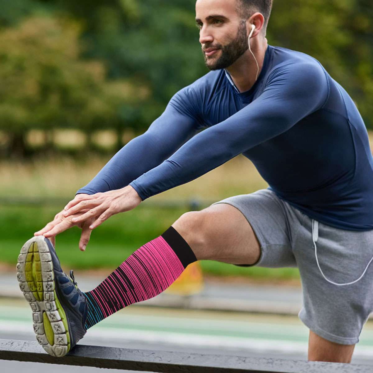 Plus Size Compression Socks 20-30mmHg Support Men Women Medical Stockings XL-4XL