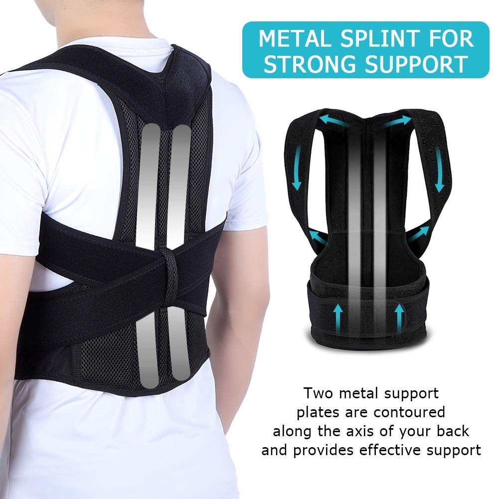 Shoulder and Back Support, Posture Corrector for Men X-Large (Pack of 1)
