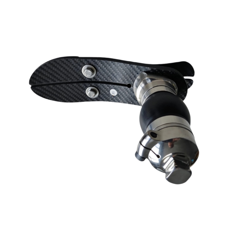 Carbon Fiber Prosthetic Foot 360° Ball Ankle Ti w/ Shell Sock Set 100kg
