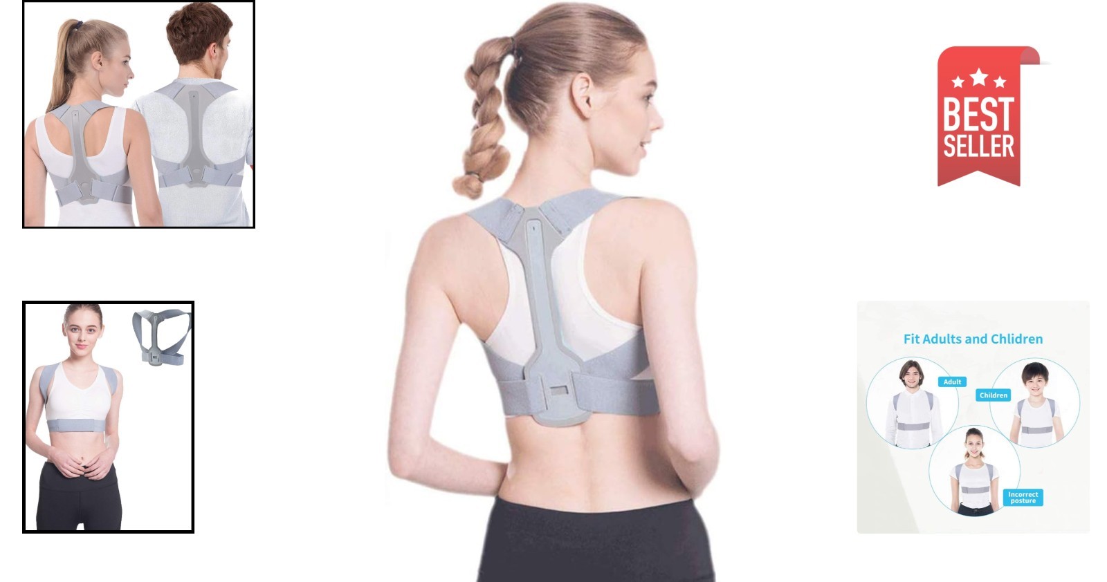 M Adjustable Posture Brace – Invisible Support for Better Alignment & Confidence