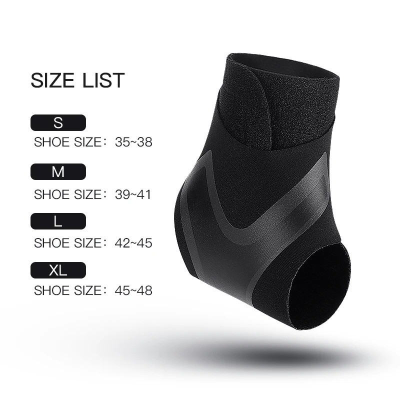 Adjustable Ankle Support Pad Ankle Sleeve Pressure Anti-Spinning Elastic 1Pcs