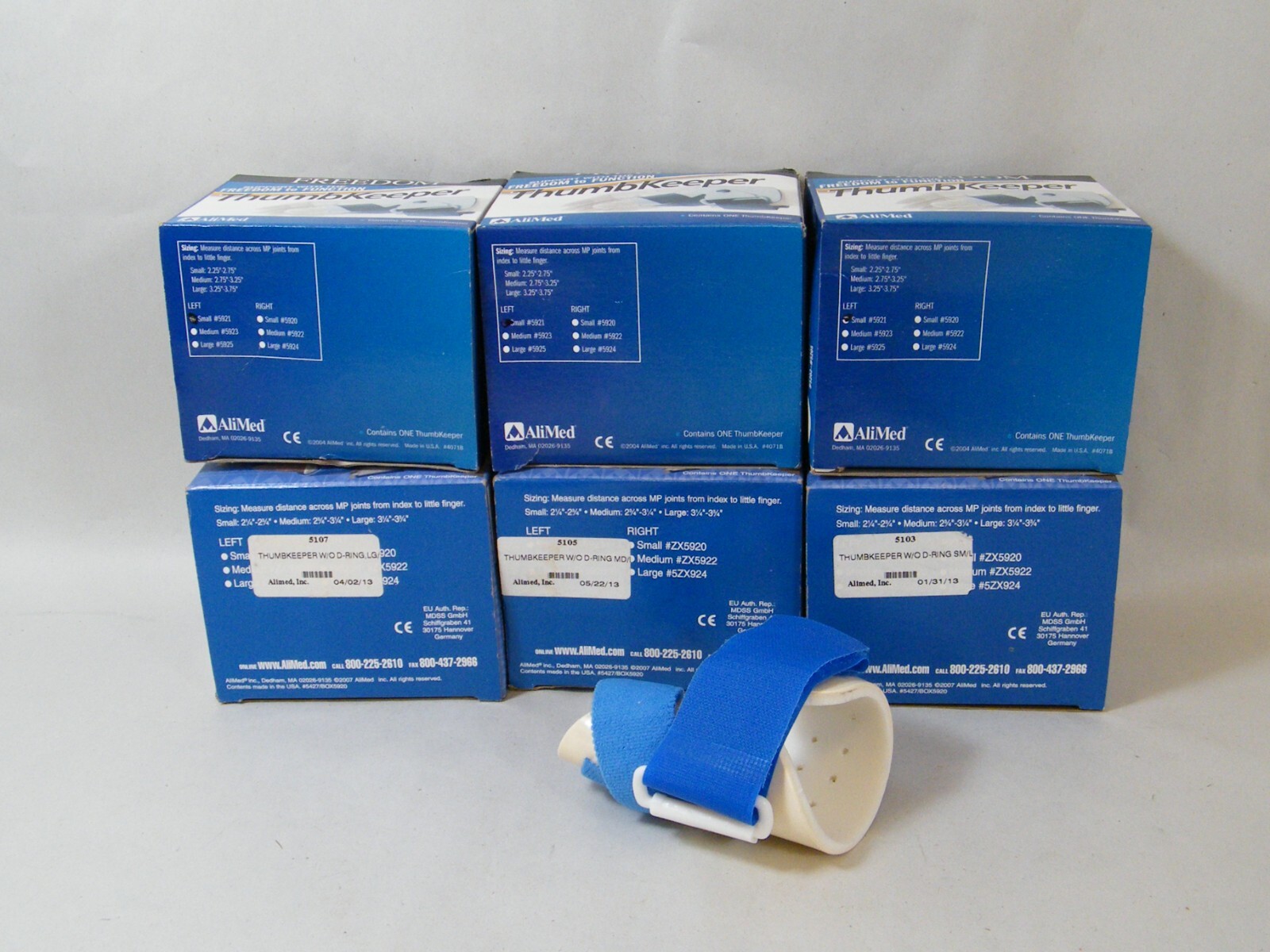 (6) AILMED FREEDOM THUMBKEEPER LEFT HAND, S, M, L