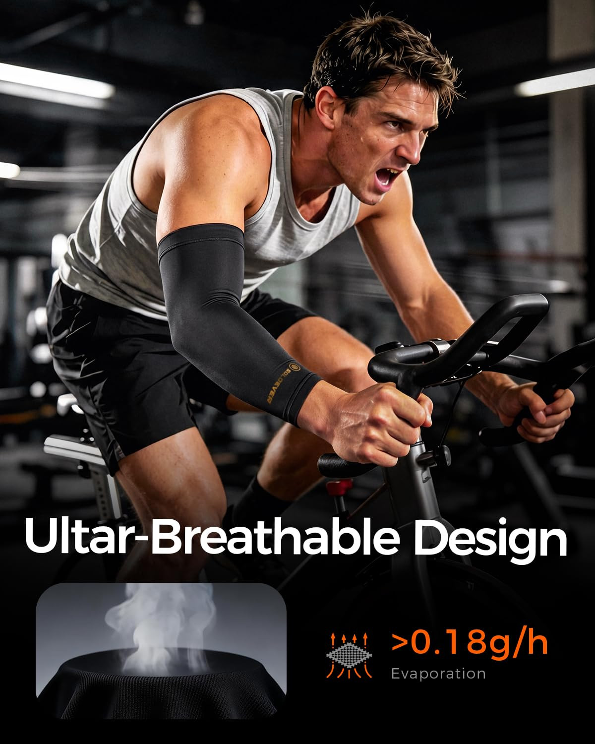 Copper-Infused Elbow Compression Sleeve for Men & Women [Pain Relief & Sports…