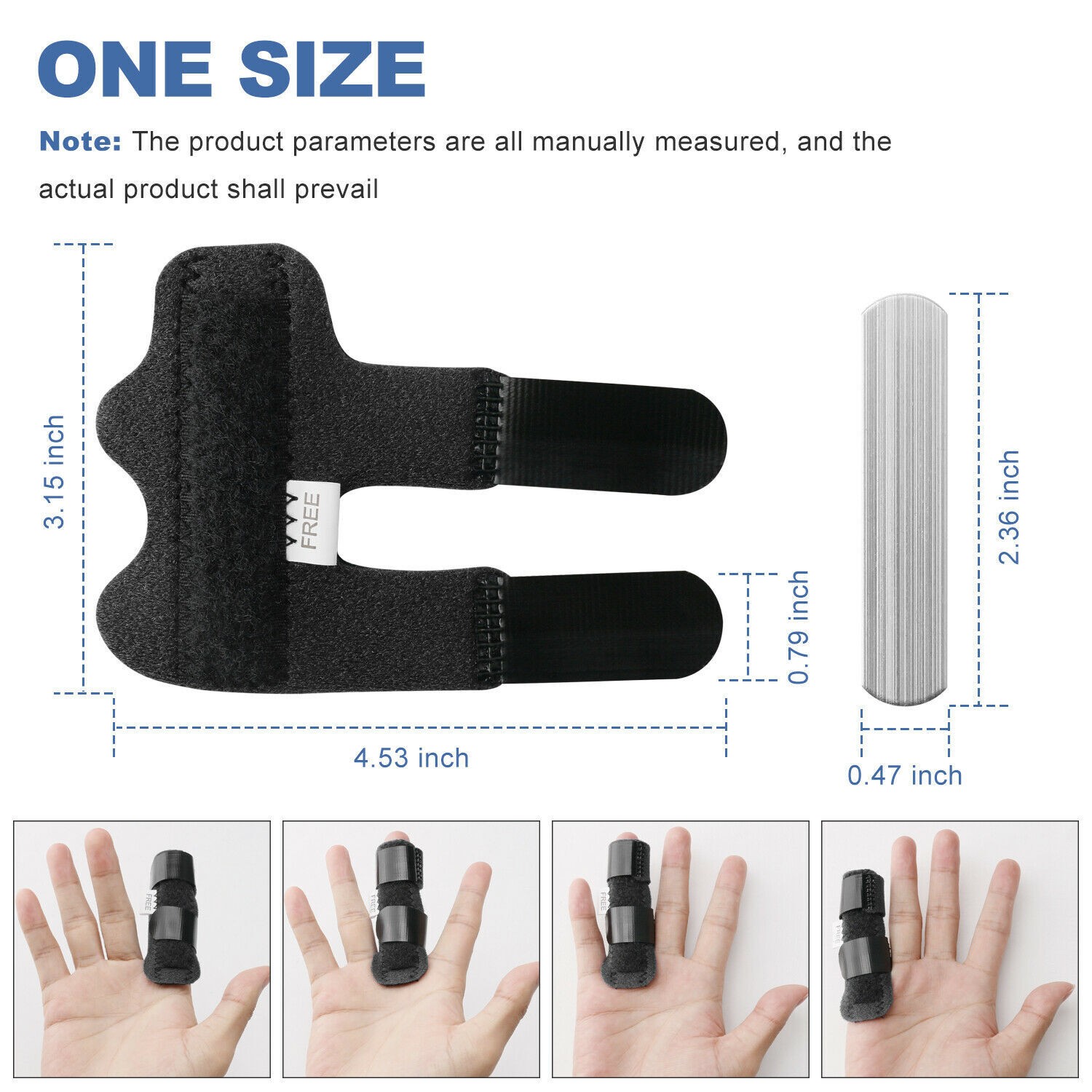Adjustable Trigger Finger Splint Straightener Corrector Brace ,Support Protector