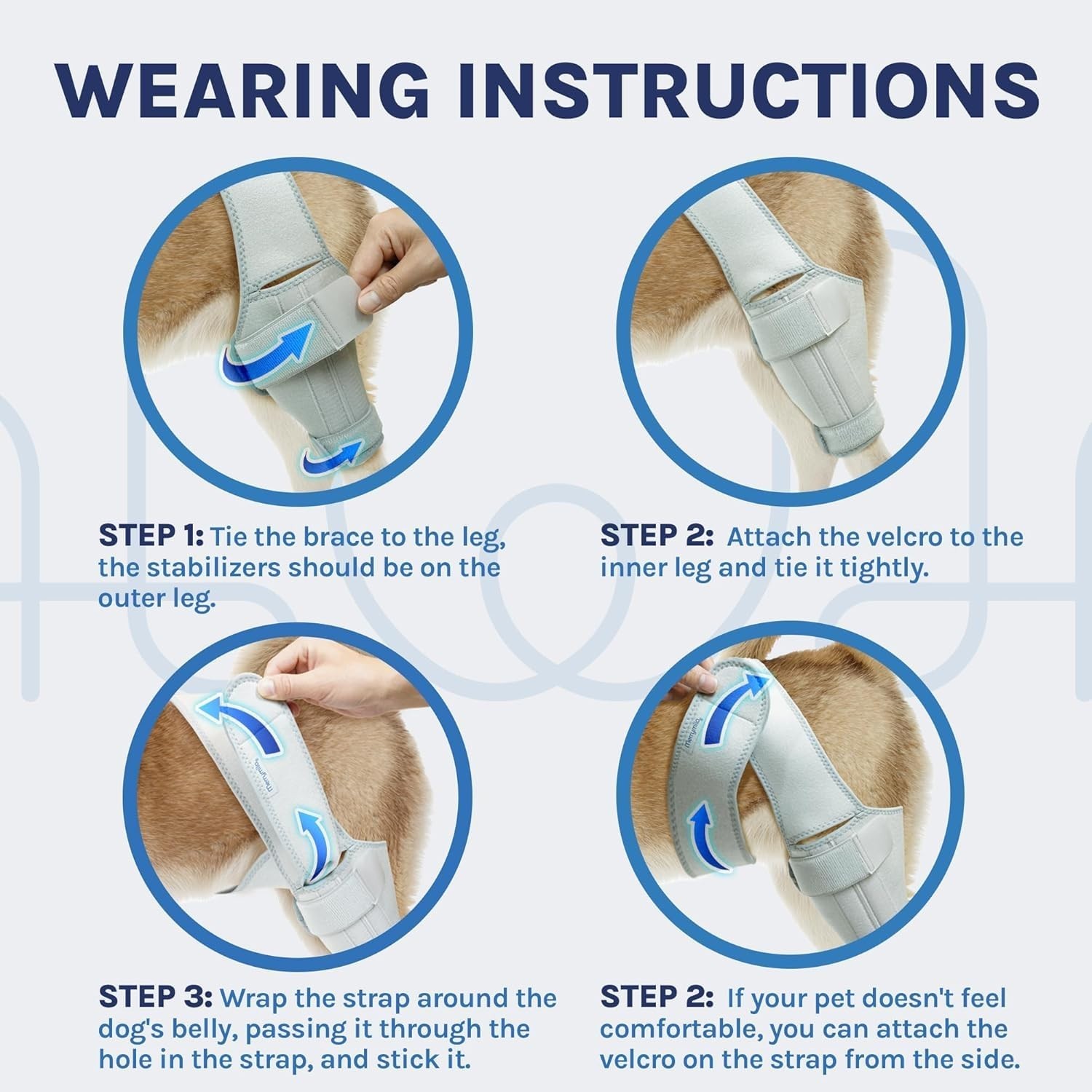 Hind Leg Dog Knee Brace – ACL Support, Cruciate Ligament & Arthritis Relief, XL