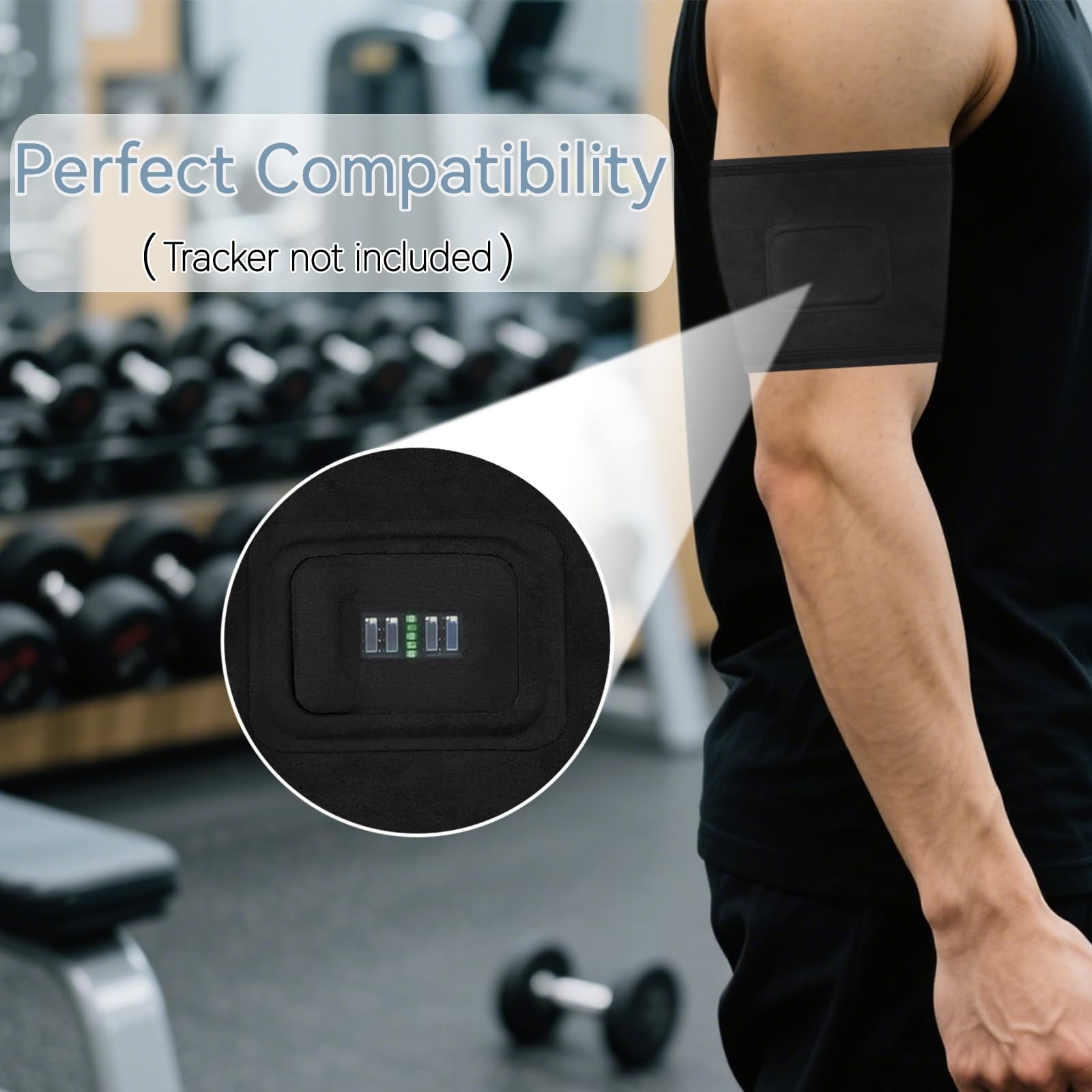 Arm Sleeve Accessory Compatible with Whoop 5.0 One/Peak/Mg Life and Whoop 4.0 Fi
