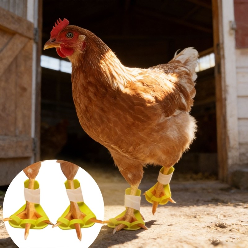Pack of 4 Ventilated Chicken Leg Splints for Injury Amendment Modifiable Belts
