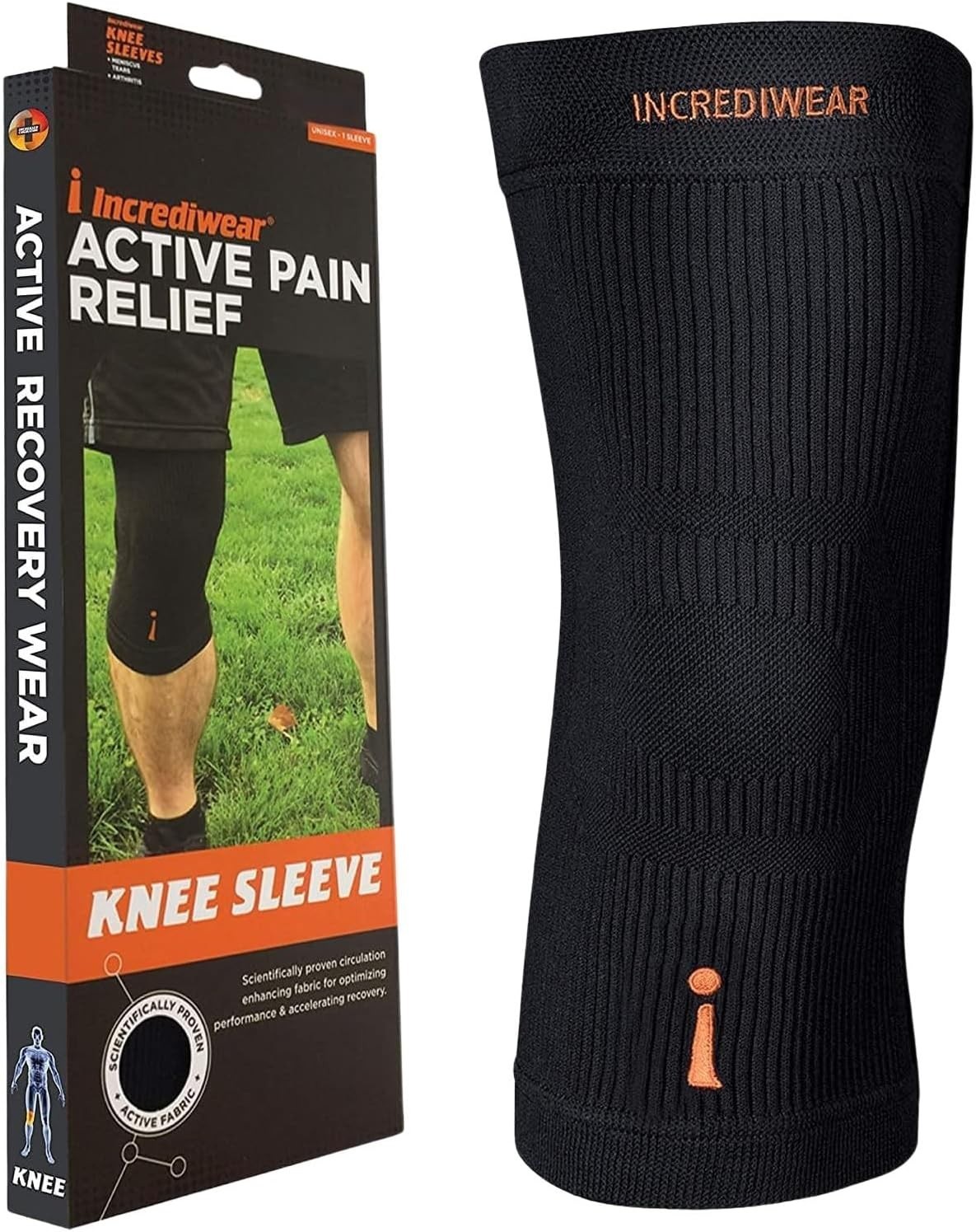 Therapeutic Knee Compression Sleeve – Reduces Swelling & Enhances Circulation