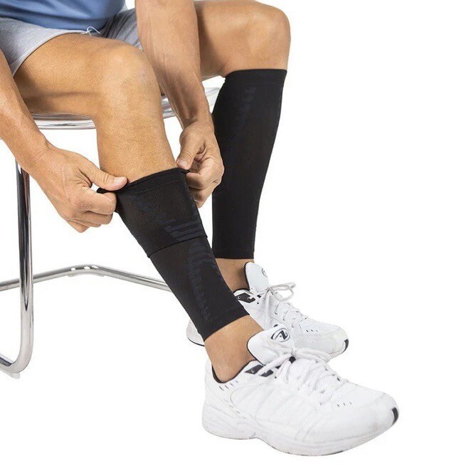 VIVE ☆ Calf Compression Sleeves Leg Support ☆ 1 Pair Black ☆ Size Small ☆ NEW