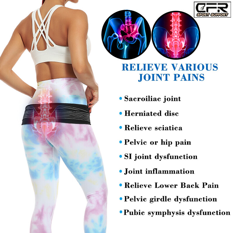 Pelvic Lower Back Hip Support Sacroiliac Belt Si Joint Pain for Women Men BML