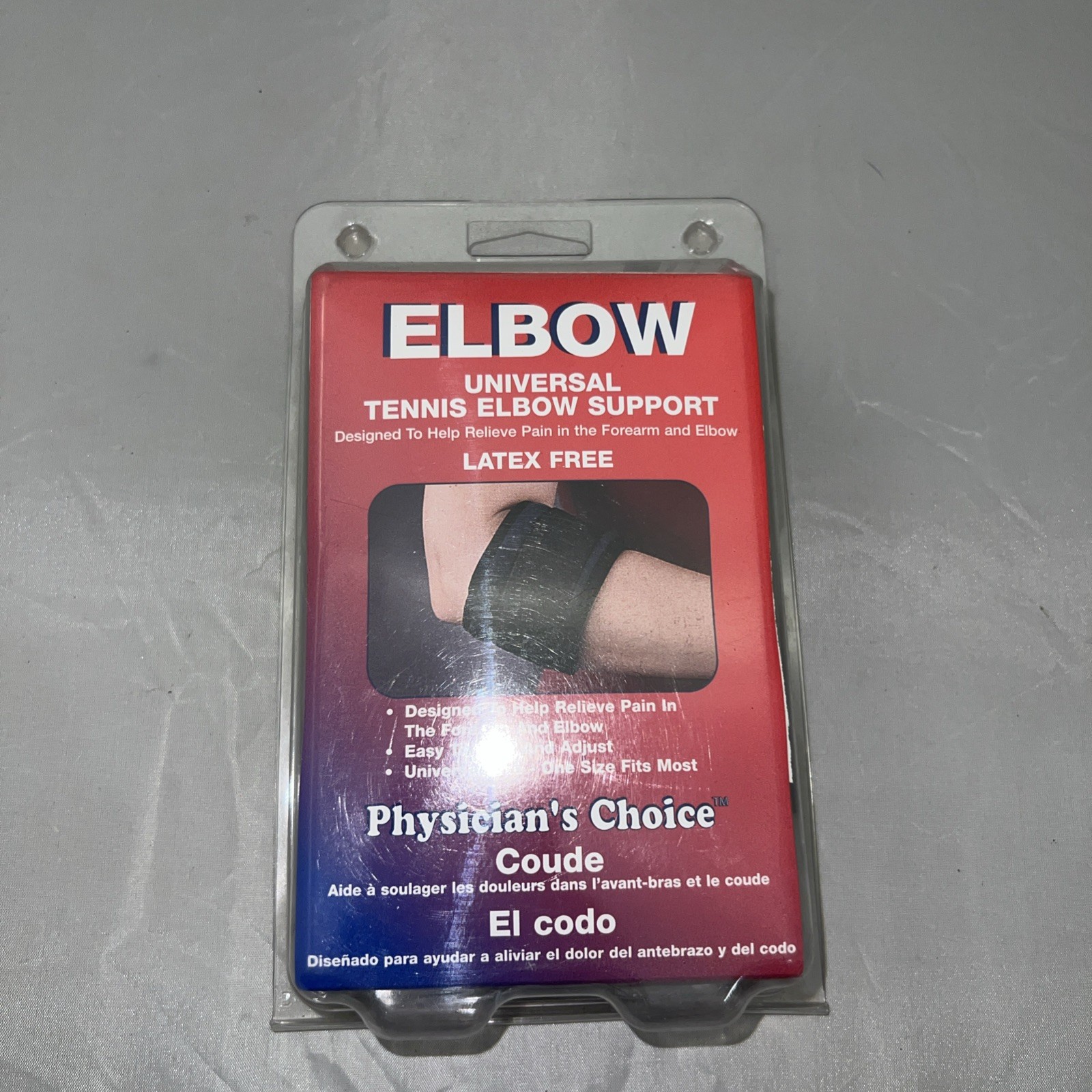 Tennis Elbow Strap Adjustable Universal 5000-7060 Latex Free