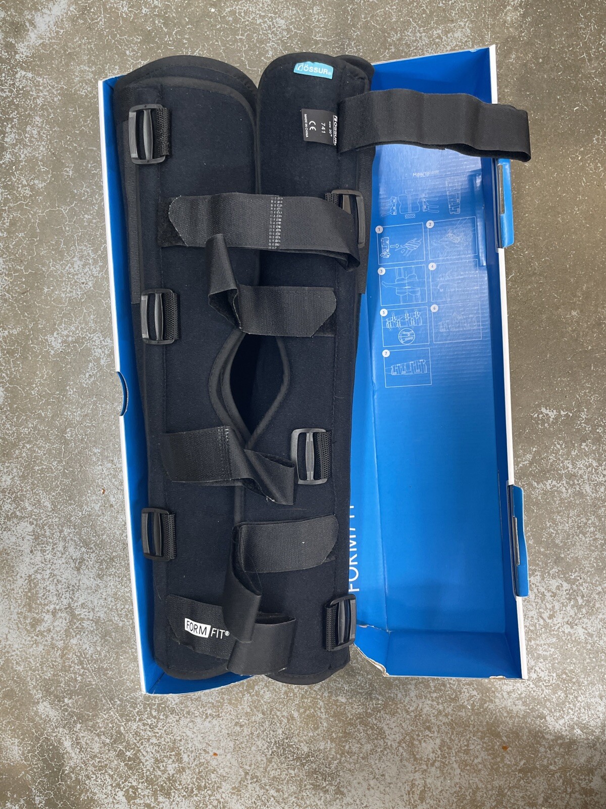 Ossur Form Fit Knee Immobilizer Universal – 3 Panel 20 Inch – Black – DEAL!