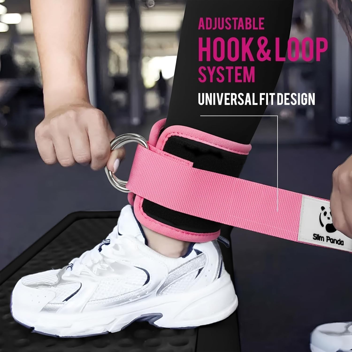 Adjustable Ankle Strap Set for Cable Machines – Glute & Leg Workouts