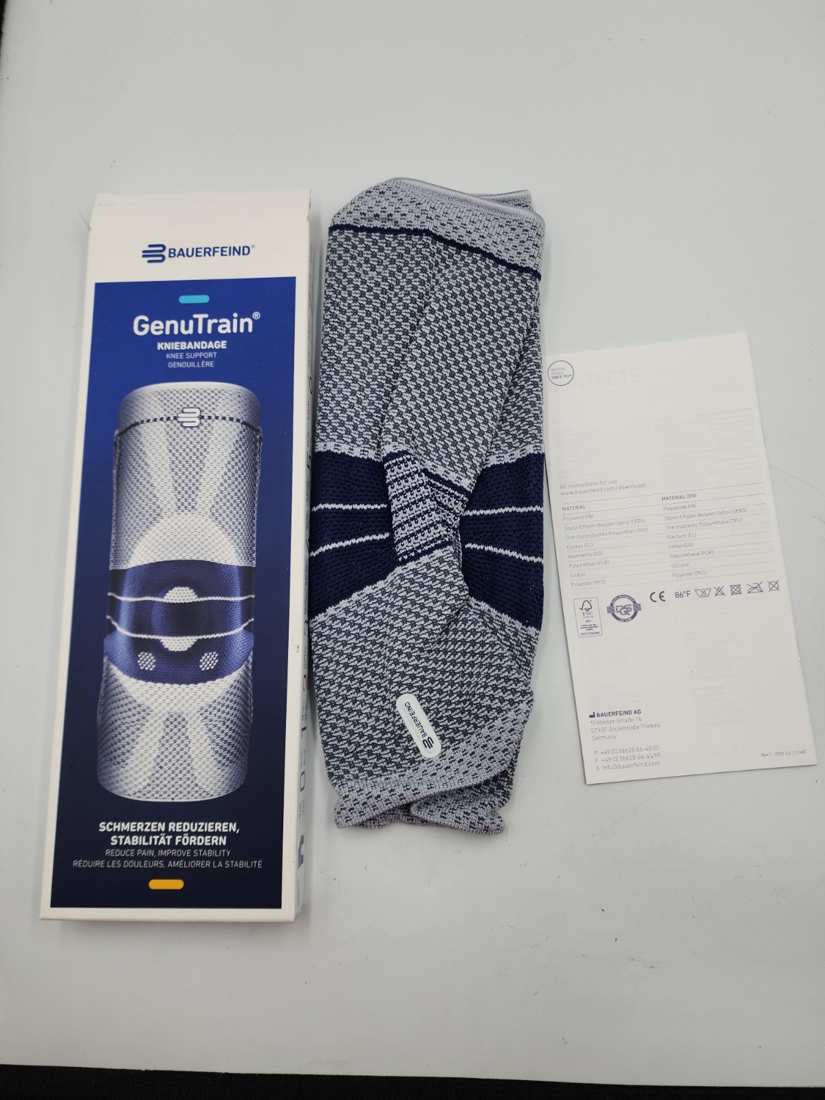 Bauerfeind – GenuTrain – Knee Brace – Targeted Support Size 3