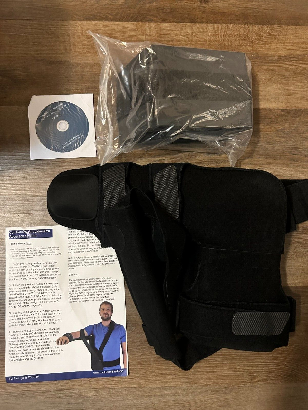 New Comfortland Medical Comfortmax SHOULDER/ARM Abduction System CK800 Universal