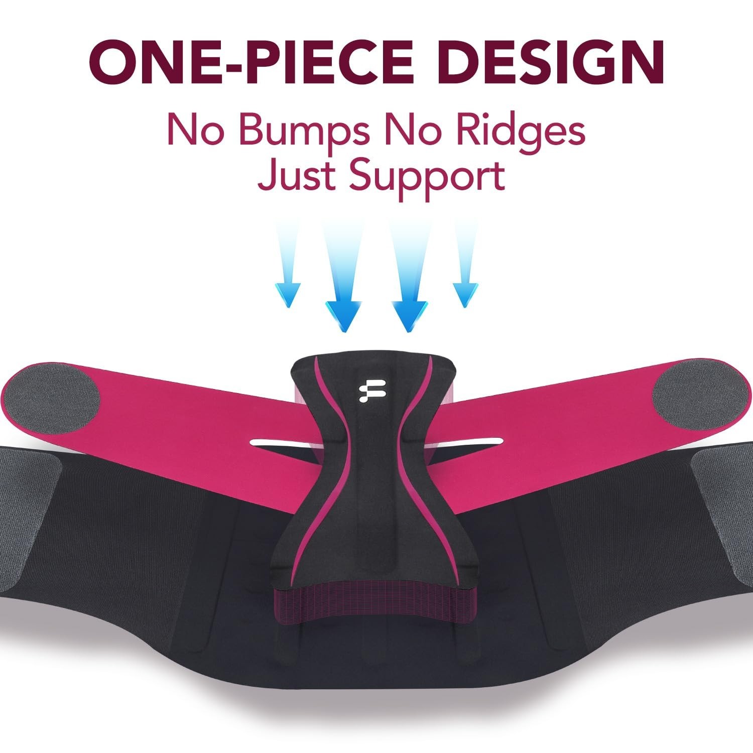 Ultra Thin 0.5mm Back Brace for Men & Women, Seamless Yoga Fabric, Lumbar Suppor