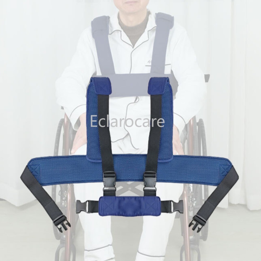 Wheelchair Anti-tilt Restraint Belt Safety Restraints Immobilization Breathable