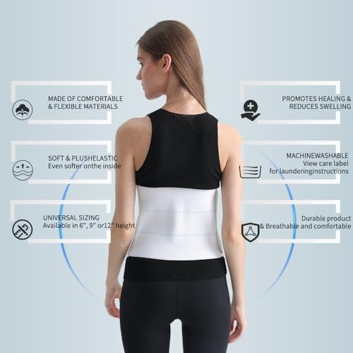 Abdominal Binder for Post Surgery & Postpartum Recovery, Abdomen L / 45″-60″