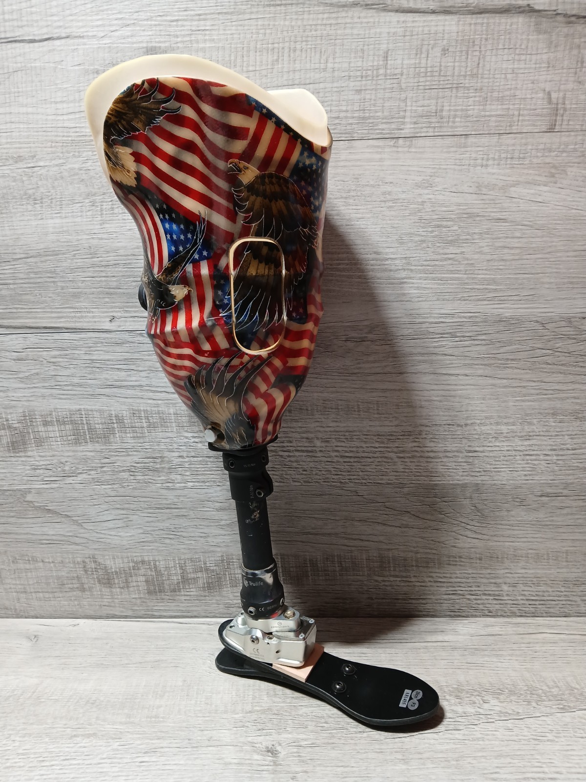 K2 Odyssey Hydraulic Ankle Prosthetic American Flag Below-Knee W Boa Tightening
