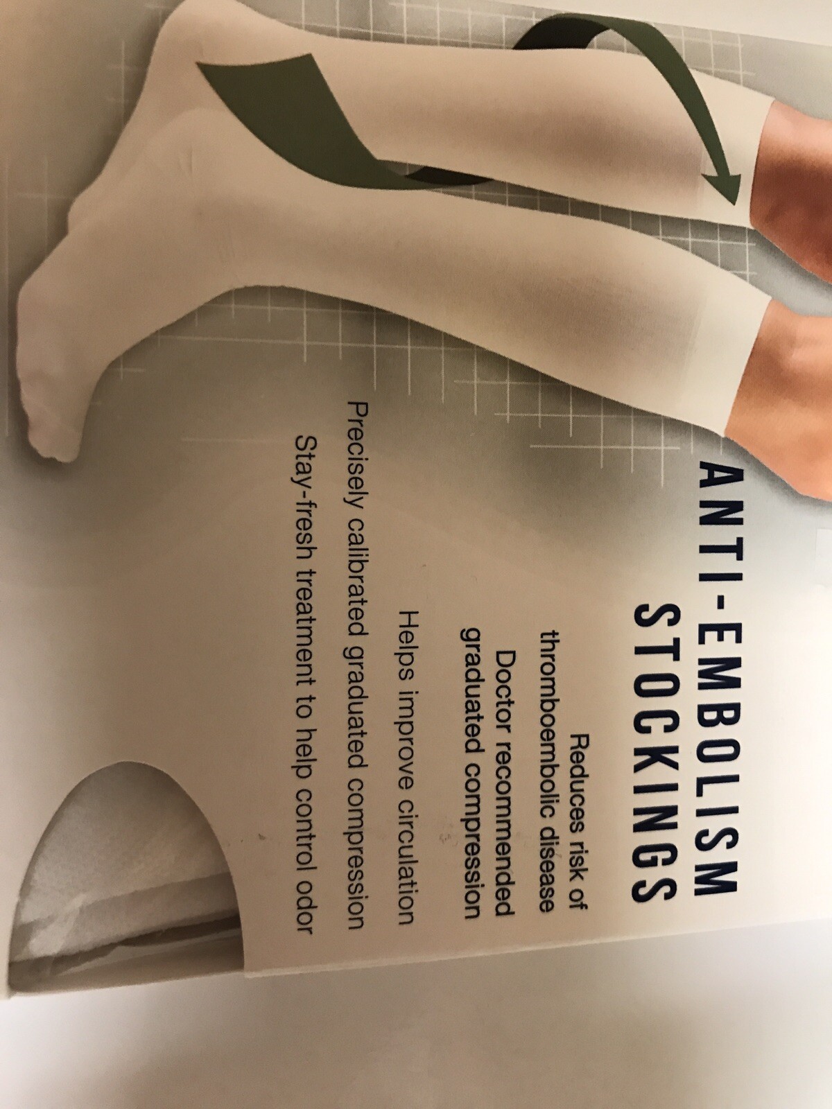 Truform Below Knee Compression Stockings 18* Medium White