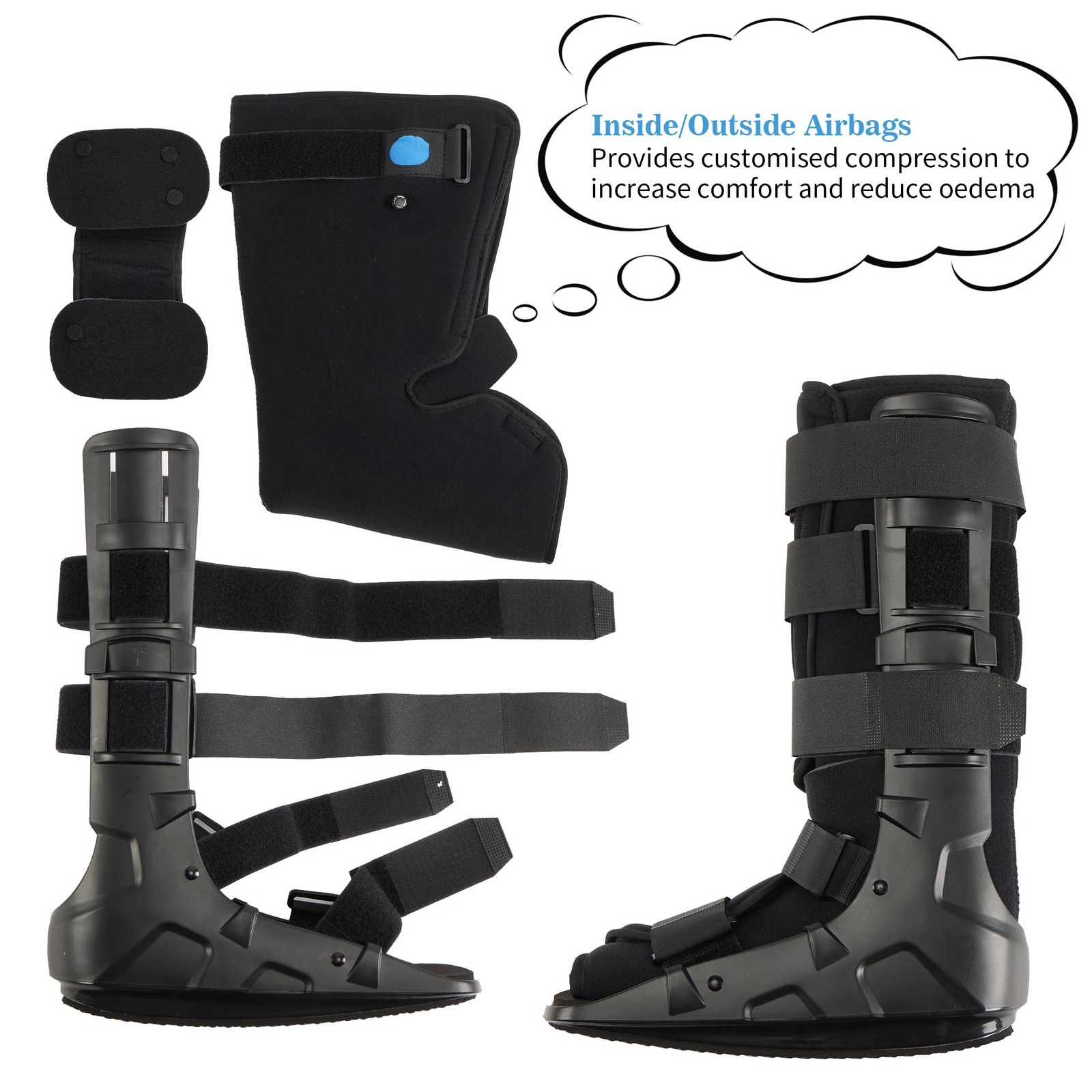 Medibot Air Cam Walker Tall Fracture Boot – Small Left or Right Foot