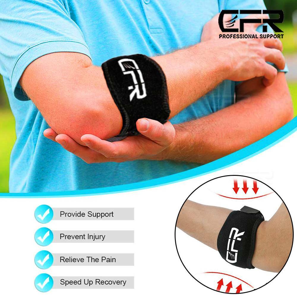 Tennis Elbow Brace Support Arthritis Tendonitis Golfer Arm Joint Pain Band Strap
