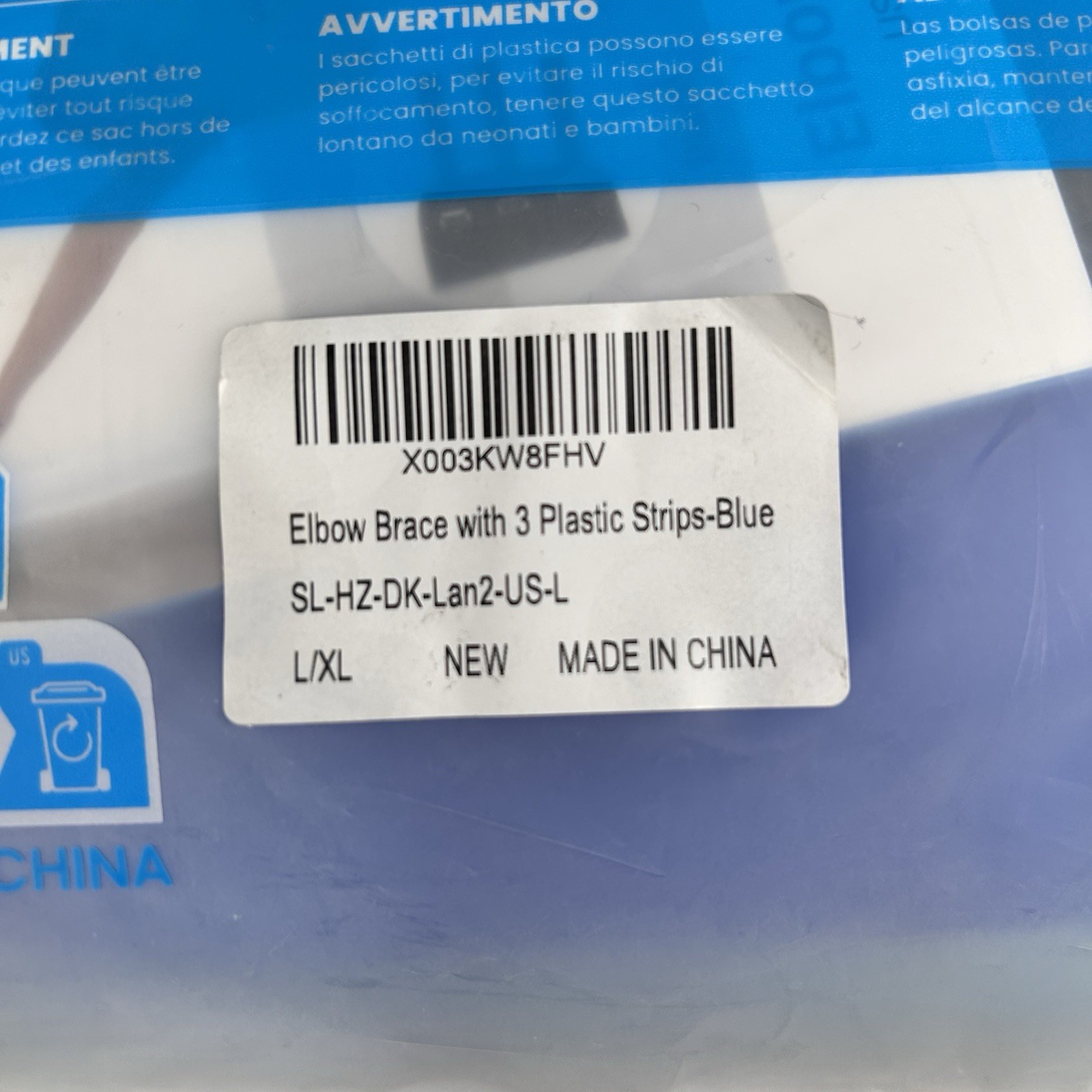 Sylong Elbow Brace Night Splint Support for Cubital Tunnel Syndrome