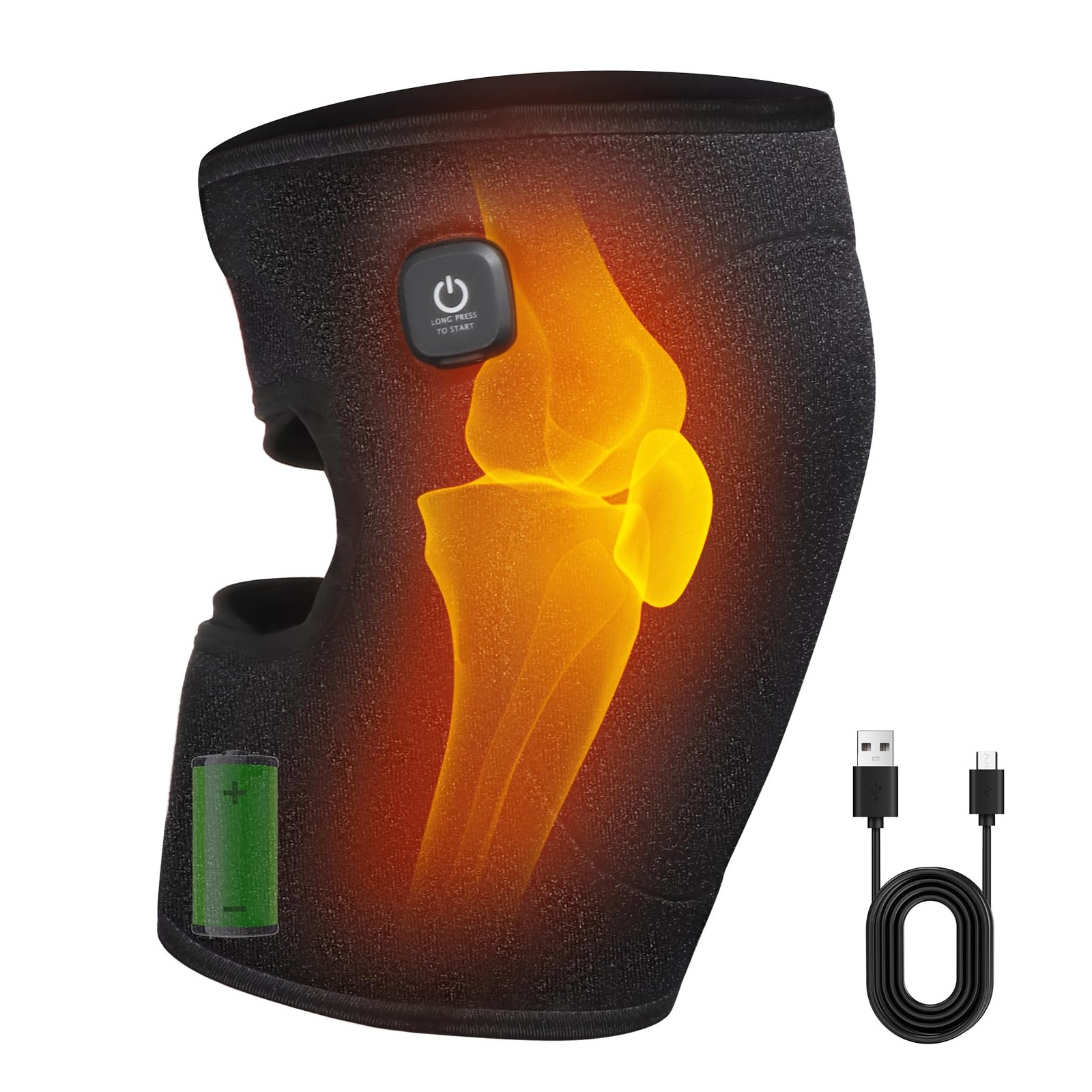 COMFYTHERA Heated Knee Brace for Knee Pain Relief, Heating Pad for Knee Brace…