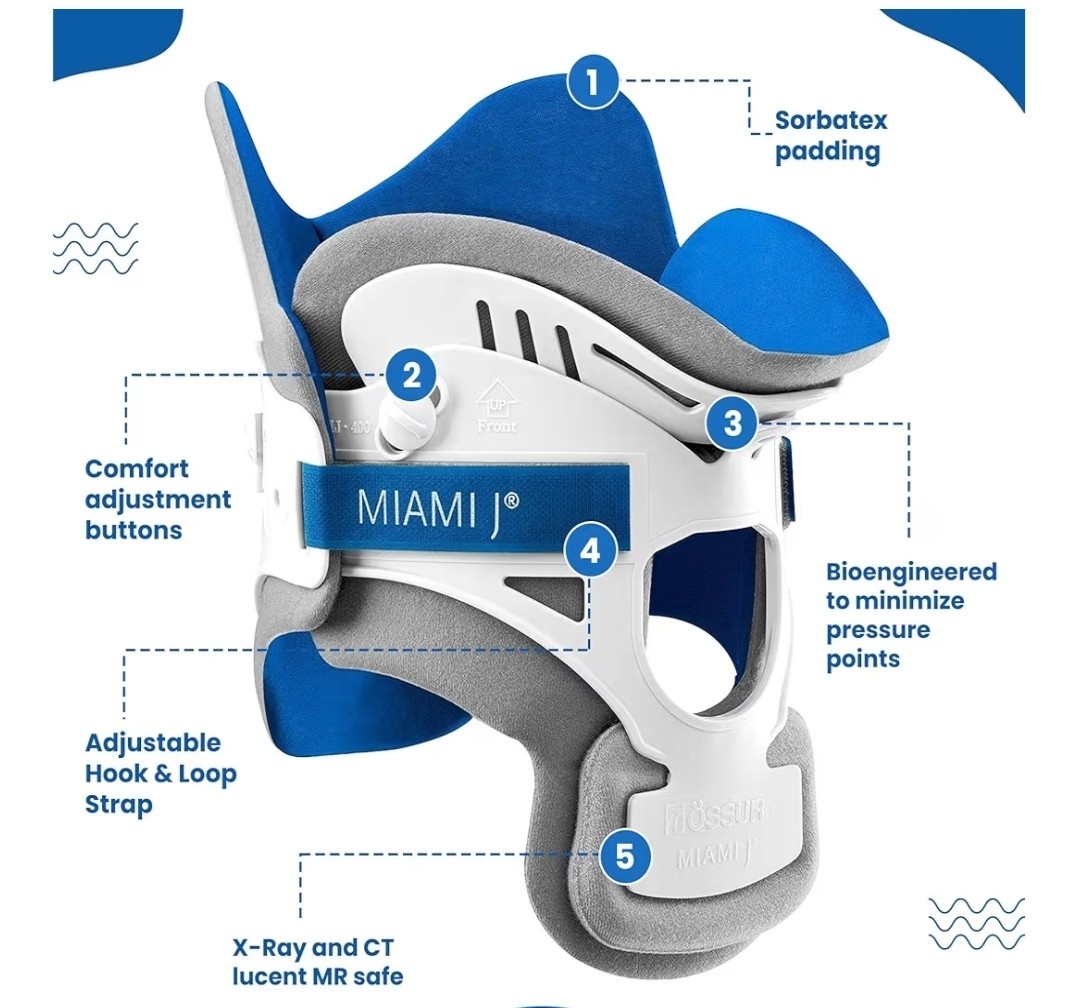 Ossur Miami J Cervical Collar 500 (Tall) New MJ-500