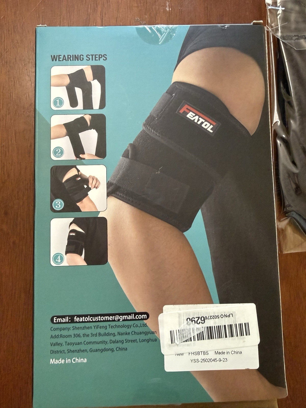 FEATOL BICEP/TRICEP Tendonitis Size S Brace