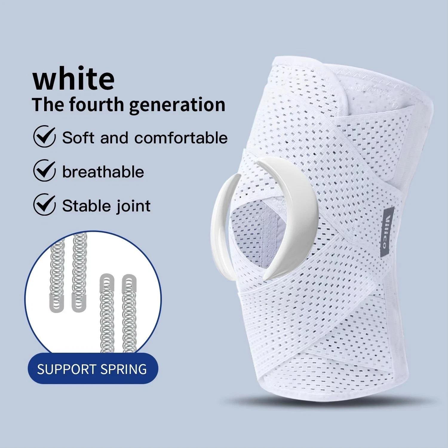 Bareform Knee Brace for Meniscus Support Adjustable, Patella Stabilizer, Pain