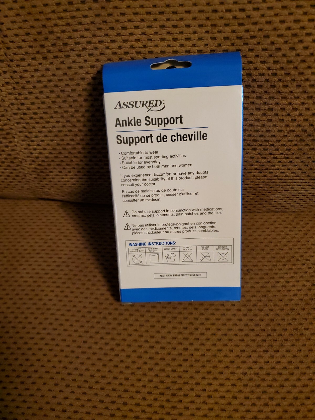 2 pairs Assured Pullover Ankle Support Brace for Men and Women total of 4 NIB