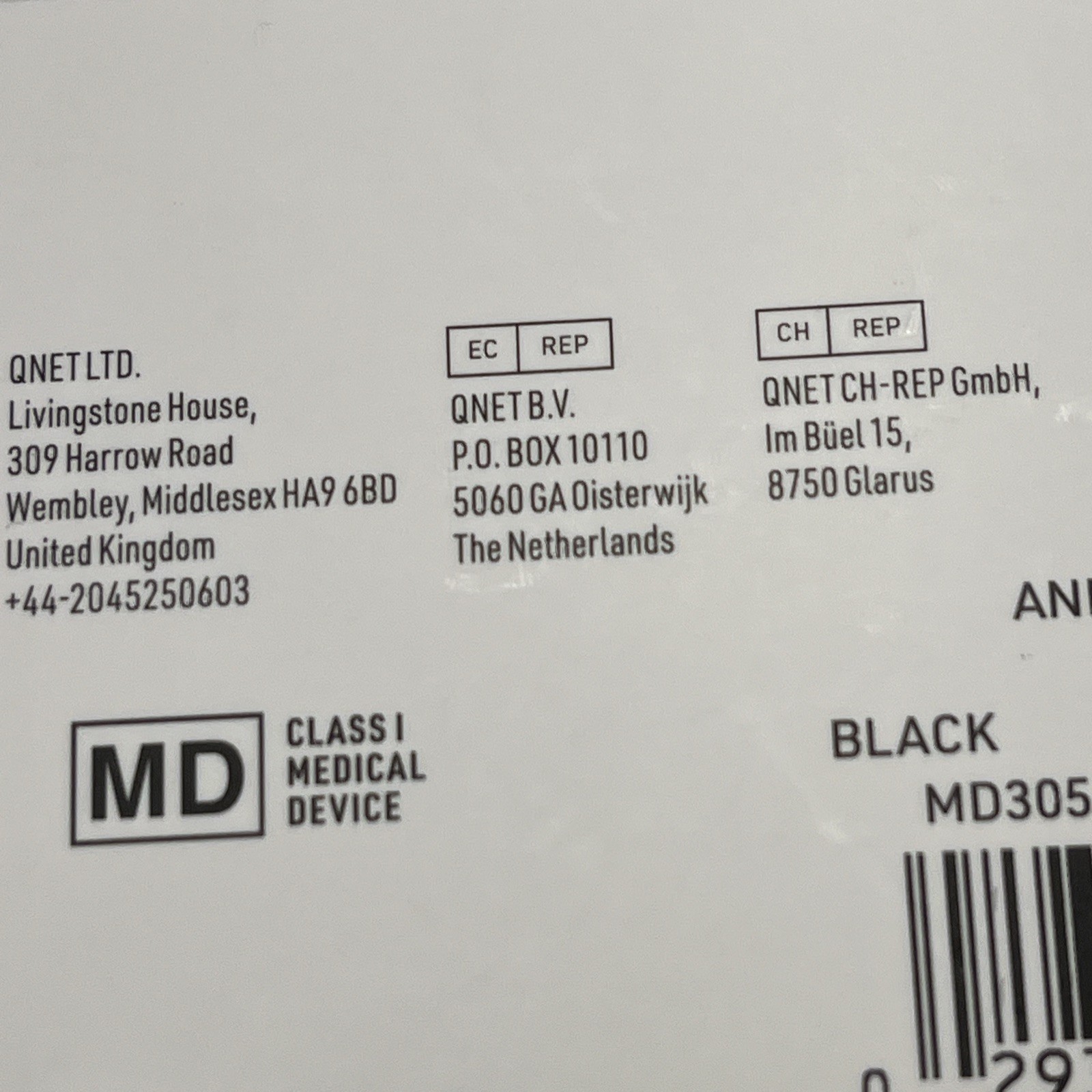 McDavid Ankle Splint OSFM Black Support Level 3 Low Bulk Stirrup Adjustable