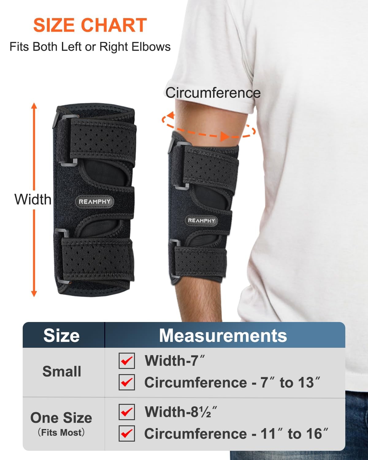 Elbow Brace,Comfortable Night Elbow Sleep Support,Elbow Splint Adjustable
