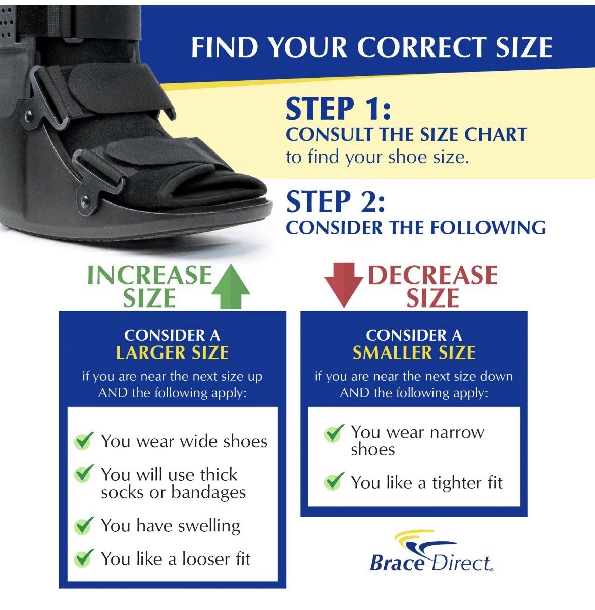 Air CAM Walker Fracture Boot Tall Full Medical Recovery, Protection Healing, L