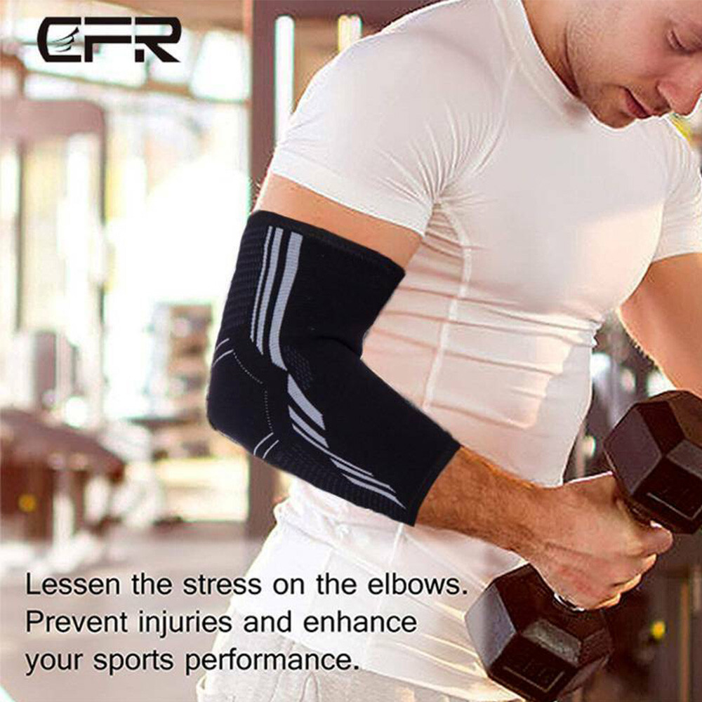 Copper Elbow Brace Support Compression Sleeve Arthritis Tendonitis Joint Straps