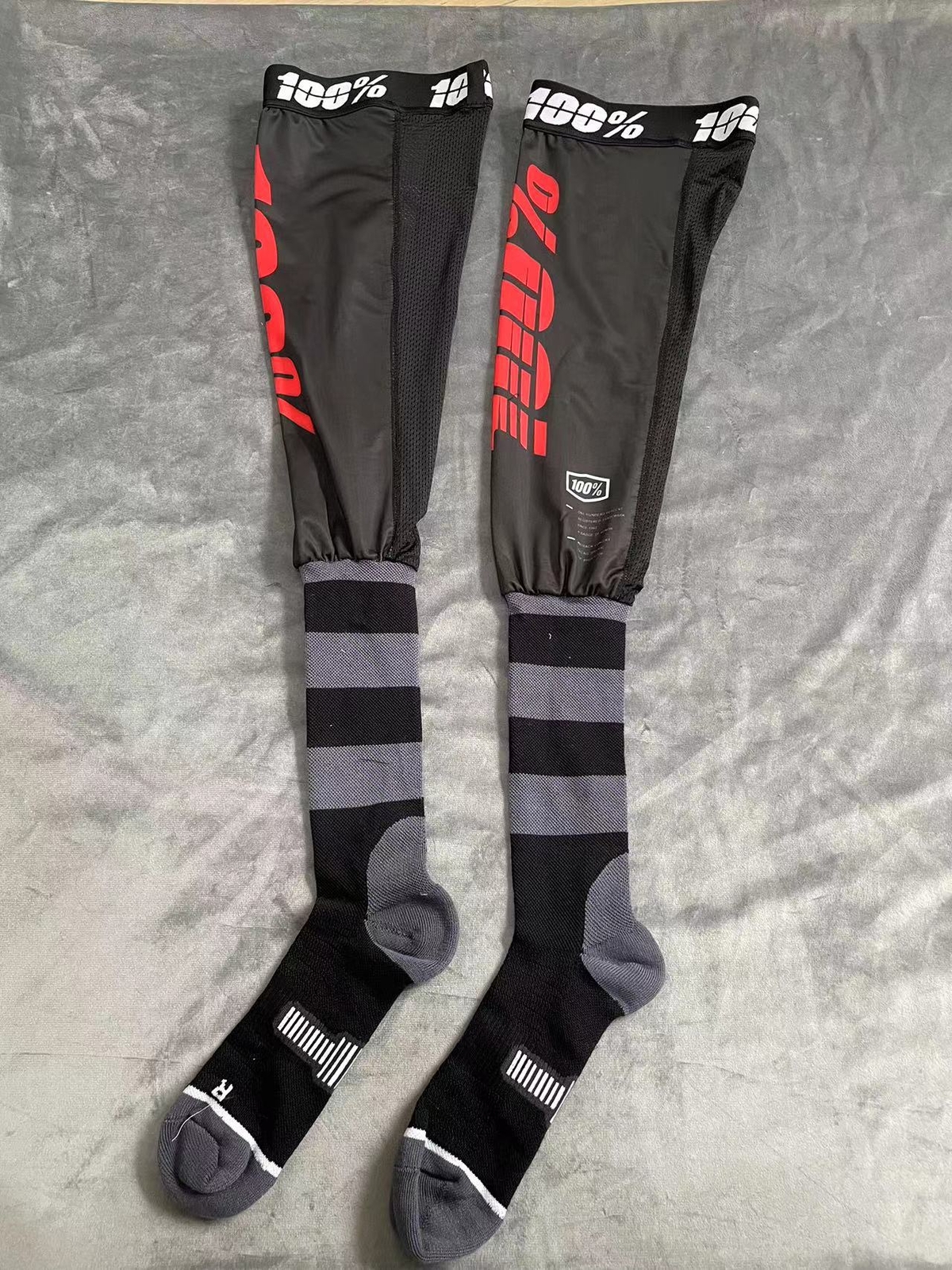 Motorcycle- Compression Knee- Brace enduro Sock Top Motocross. Socks ATV/MX Knee
