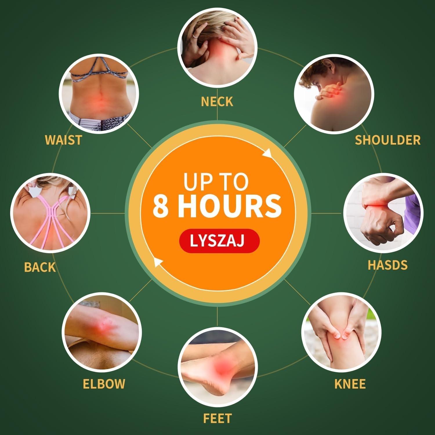 Wormwood Extract Heating Patches – 36 Pcs for Joint Pain Relief & Relaxation