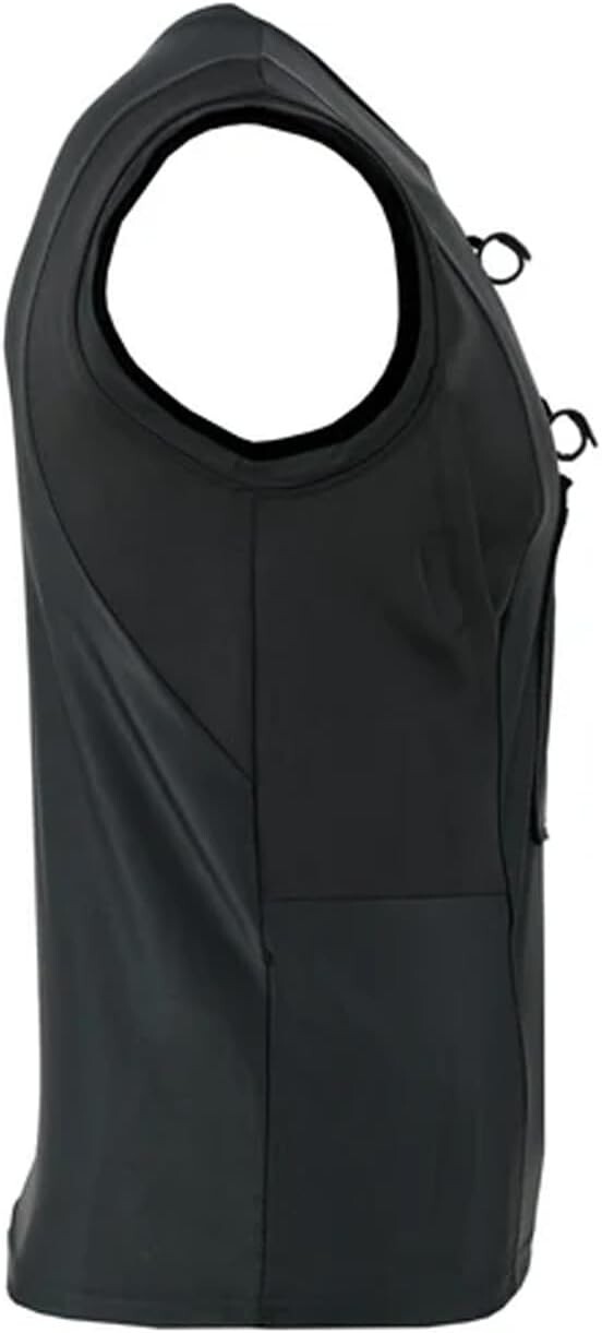 LVAD Tank Top Sleeveless Black T-Shirt for HeartMate Ultrathin Mesh for Safety
