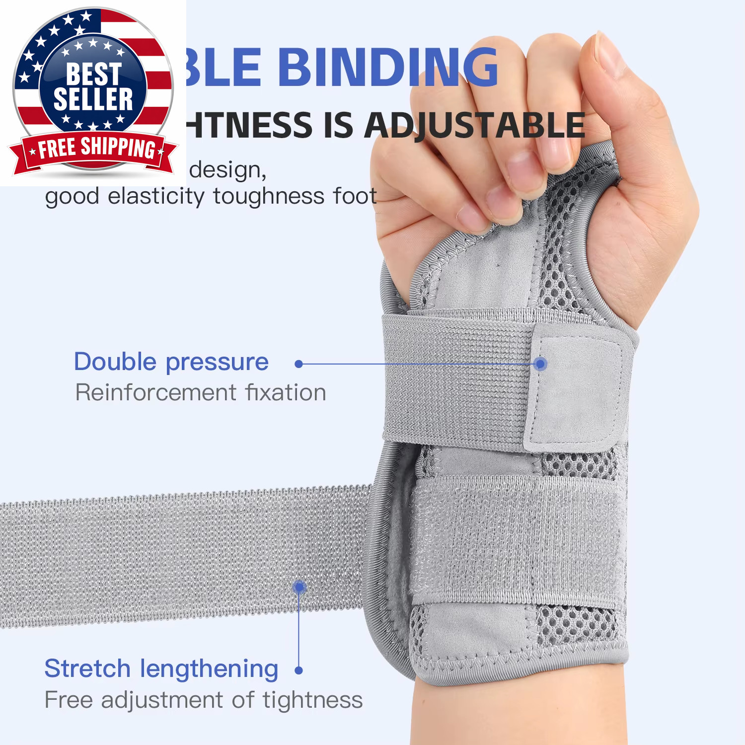 1Pc Compression Wrist Brace Protector Carpal Tunnel Sports Wrist Guard Orthopedi