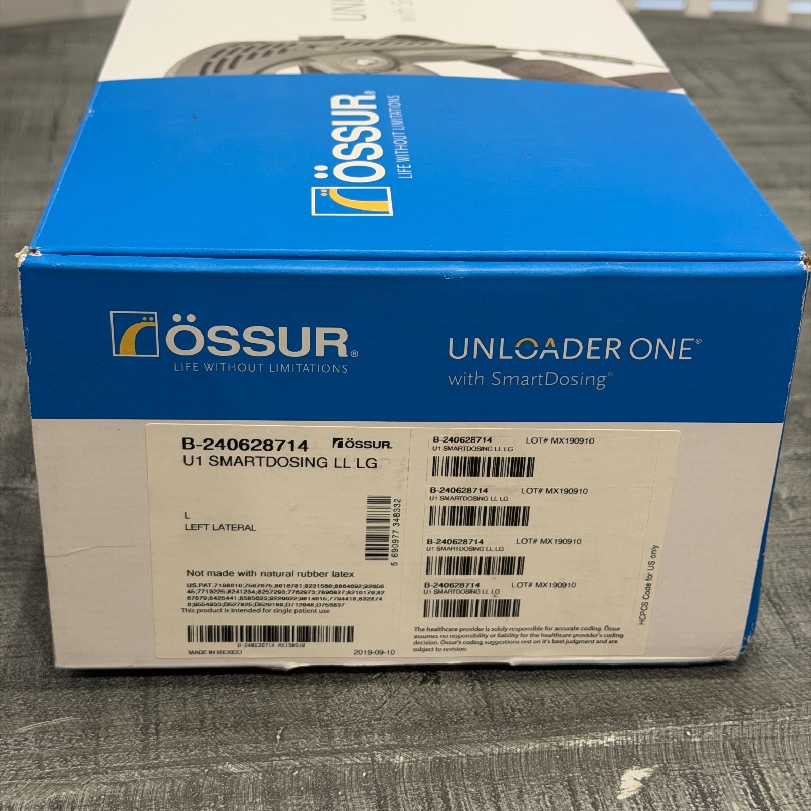 Ossur Unloader One with SmartDosing Size Large Left Lateral B-240628714