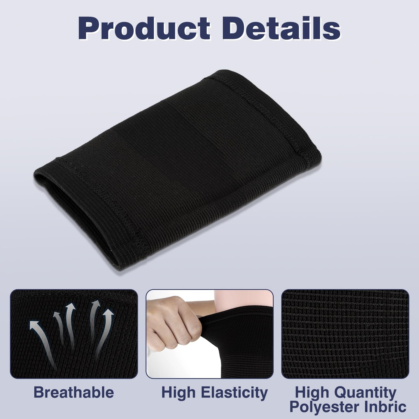 Kids Knee Sleeve Brace Compression Support Pads Volleyball Dance Medium Pair