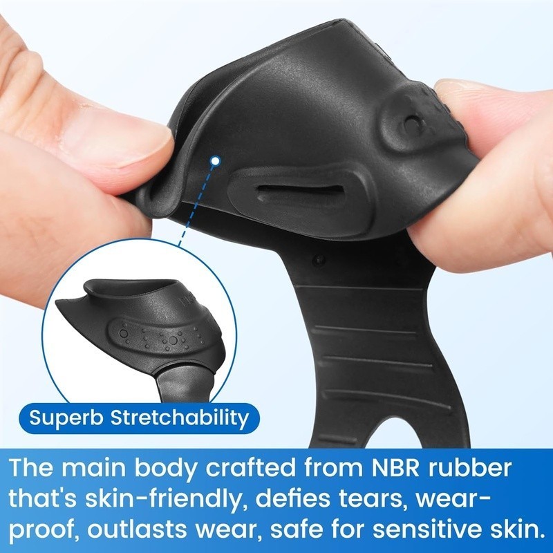 Thumb Brace CMC Joint Pain Relief Silicone Leather Wrist Strap Arthritis Support