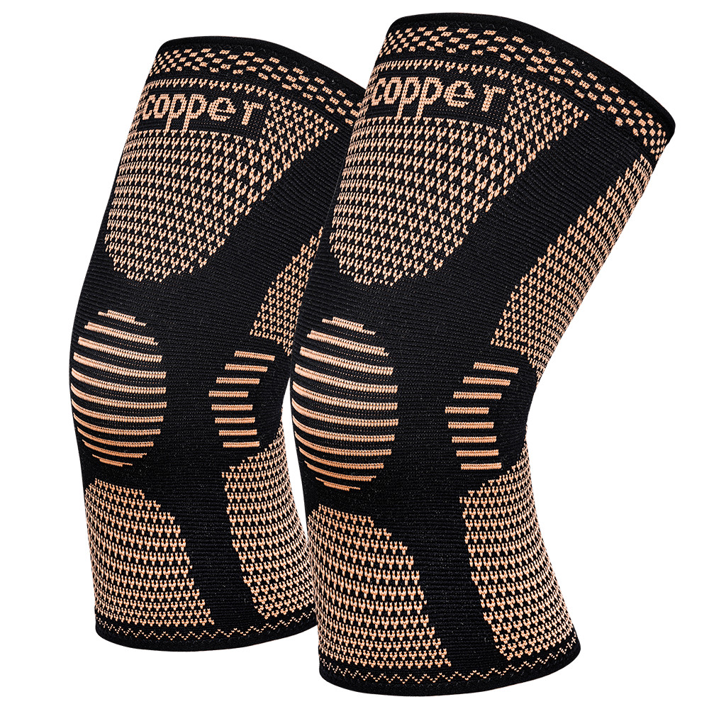 2Pack Copper Knee Braces Women Men,for Arthritis,Meniscus Tear,Joint Pain Relief