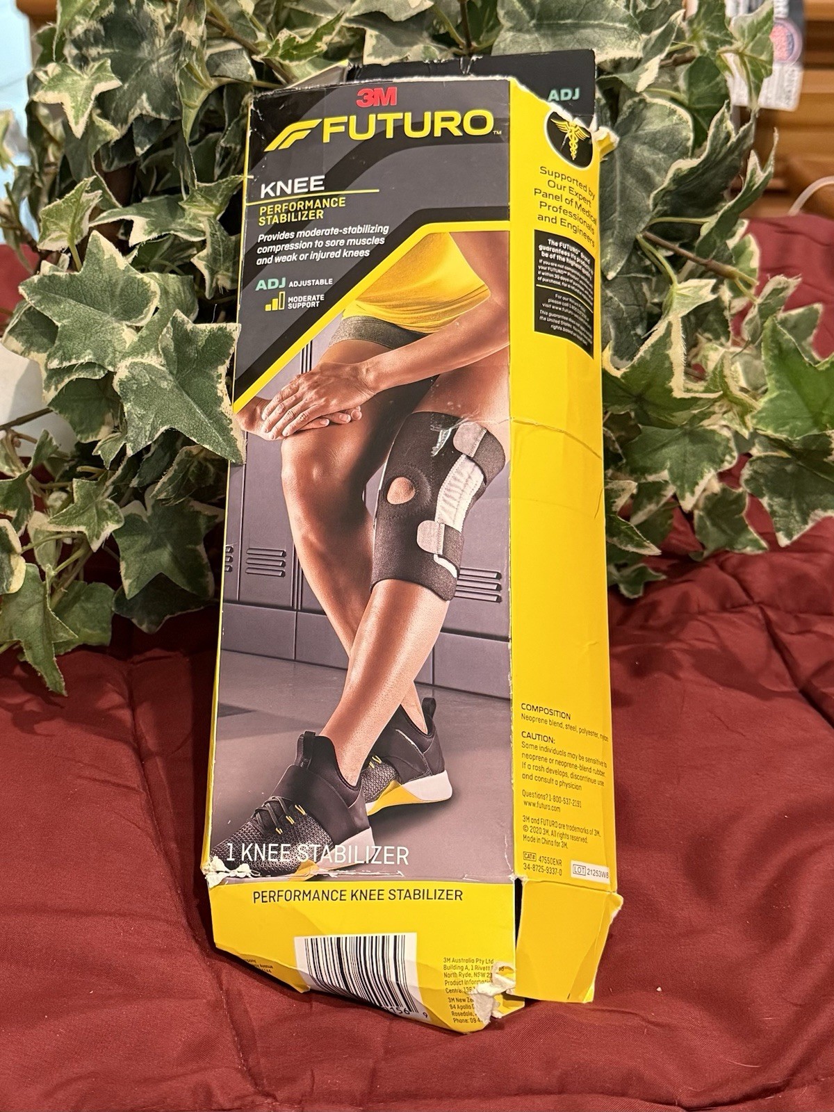 3M Futuro Knee Performance Support Brace Adjustable, Mod/High- Performance NEW