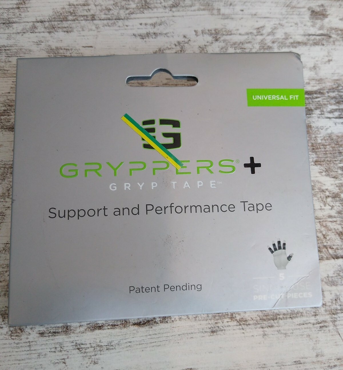 Gryppers Support And Performance Gryp Tape 5 Single Use Sport Pre-Cut Pieces
