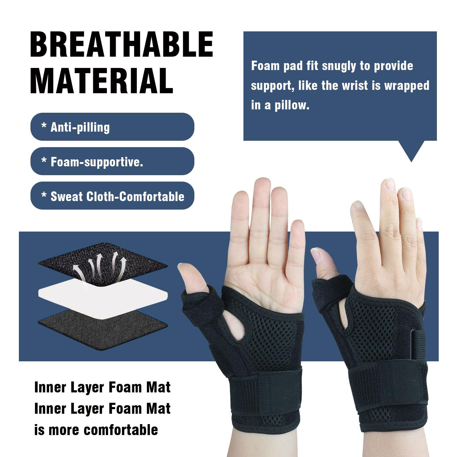 Thumb Brace, Thumb Spica Splint for Right Hand or Left Hand for Arthritis Pai…