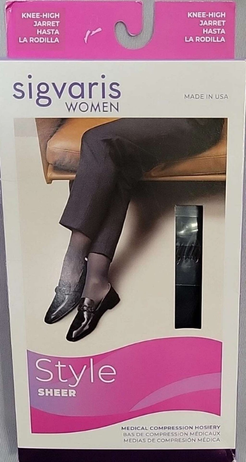 Sigvaris 782CM1W94 Eversheer 20-30 Mmhg Women’s Closed Toe Knee Highs